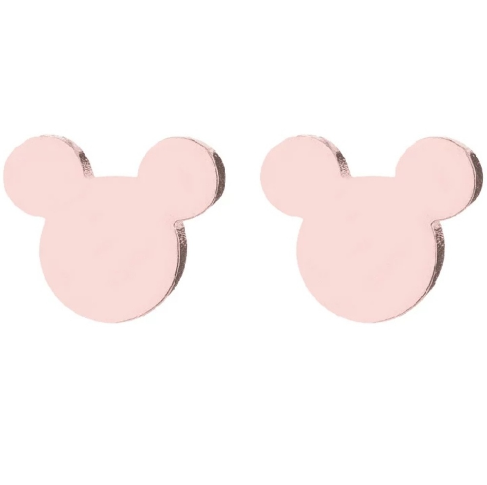Mickey Mouse Dainty Rose Gold‎ Earrings